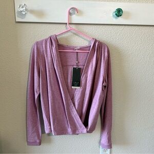 CALIA by Carrie Underwood Lavender Wrap Hoodie